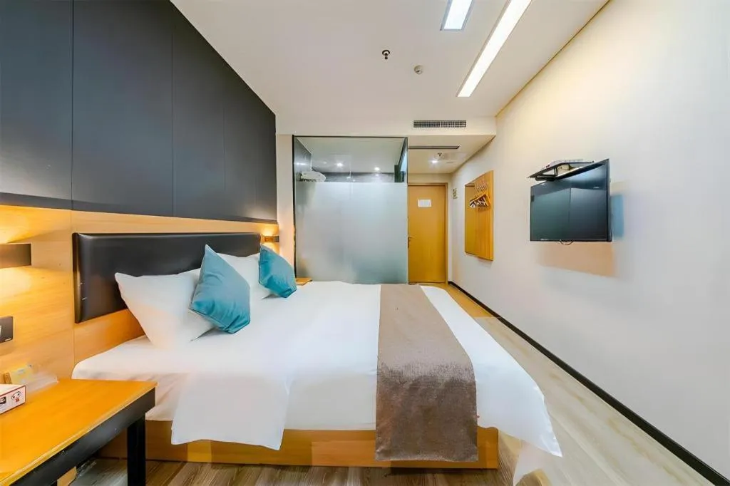 Bed in Thank Inn Plus Hotel Shandong Zhucheng Renmin Road