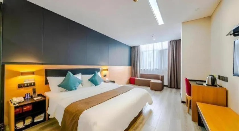 Bed in Thank Inn Plus Hotel Shandong Zhucheng Renmin Road