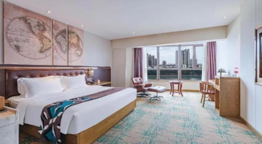 Bed in James Joyce Coffetel·Hengyang Jiefang Road Xianfeng Dock