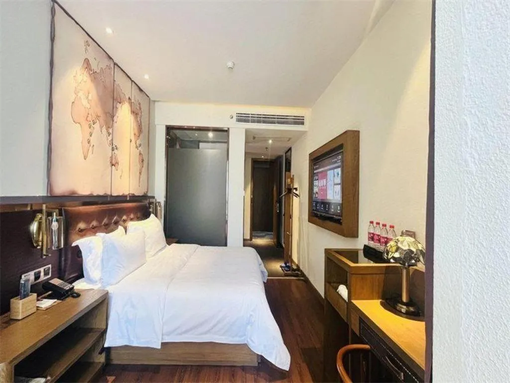 Bed in James Joyce Coffetel·Hengyang Jiefang Road Xianfeng Dock
