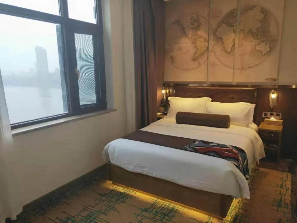Bed in James Joyce Coffetel·Hengyang Jiefang Road Xianfeng Dock