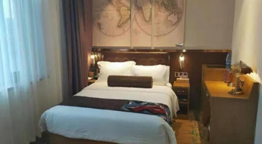 Bed in James Joyce Coffetel·Hengyang Jiefang Road Xianfeng Dock