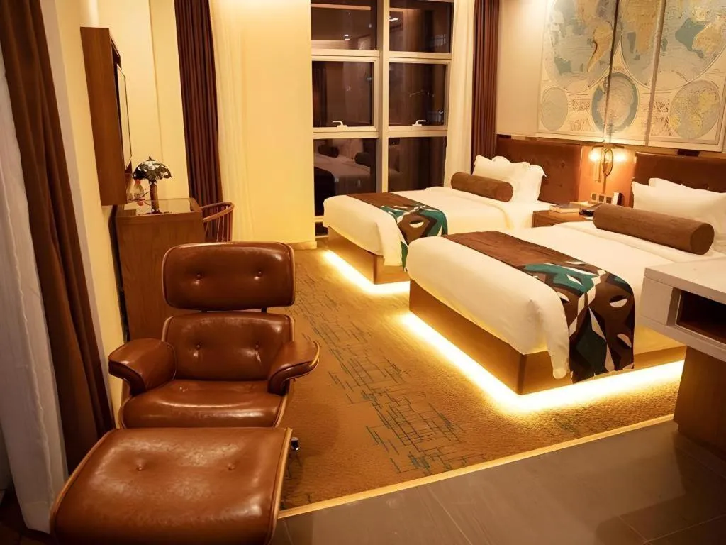 Bed in James Joyce Coffetel·Hengyang Jiefang Road Xianfeng Dock