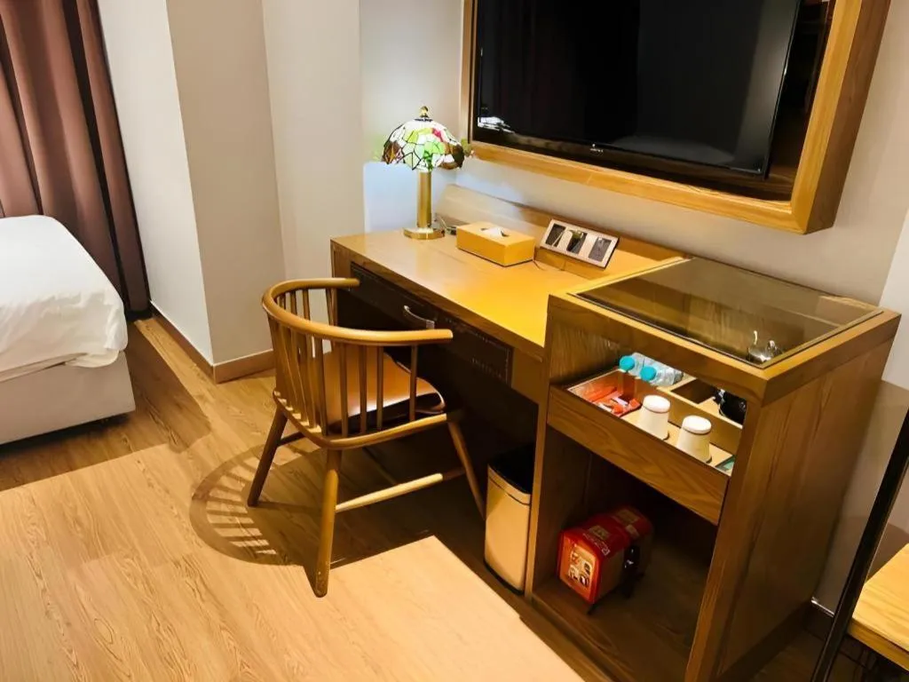 Bed in James Joyce Coffetel·Huludao Xingcheng Seaside Tourist Scenic Spot