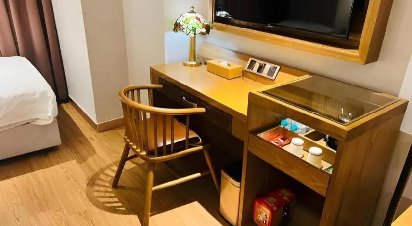 Bed in James Joyce Coffetel·Huludao Xingcheng Seaside Tourist Scenic Spot