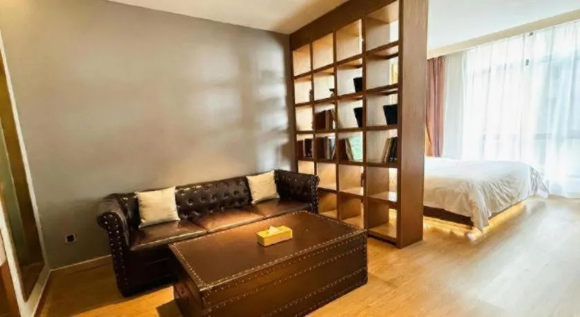 Bed in James Joyce Coffetel·Huludao Xingcheng Seaside Tourist Scenic Spot