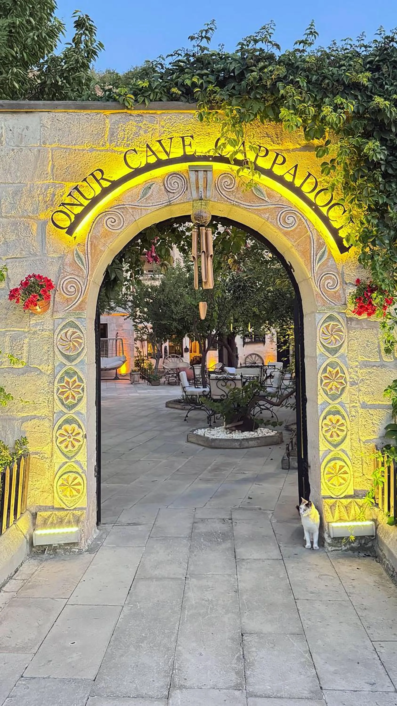 Facade/entrance in Onur Cave Cappadocia