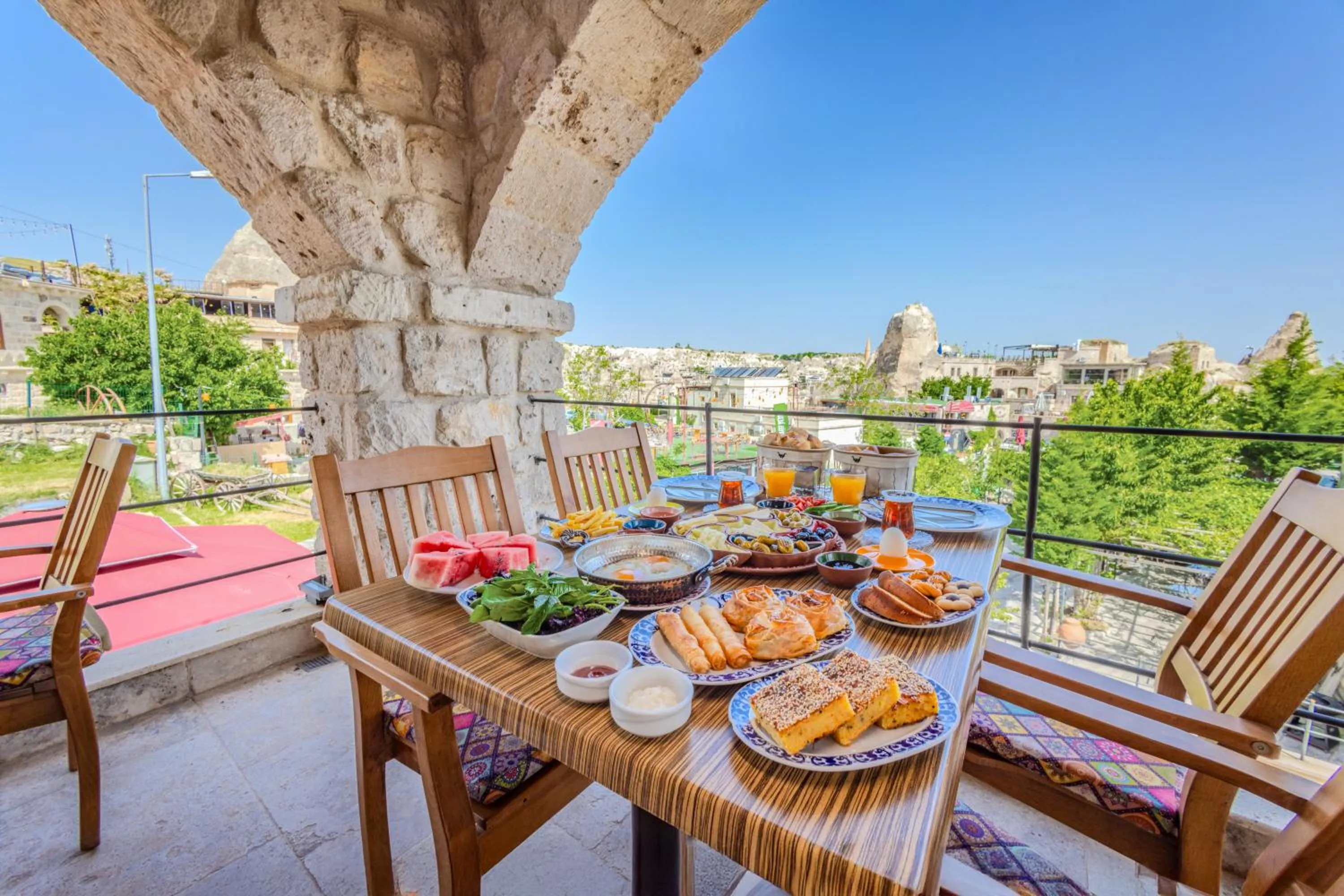 Balcony/Terrace in Onur Cave Cappadocia