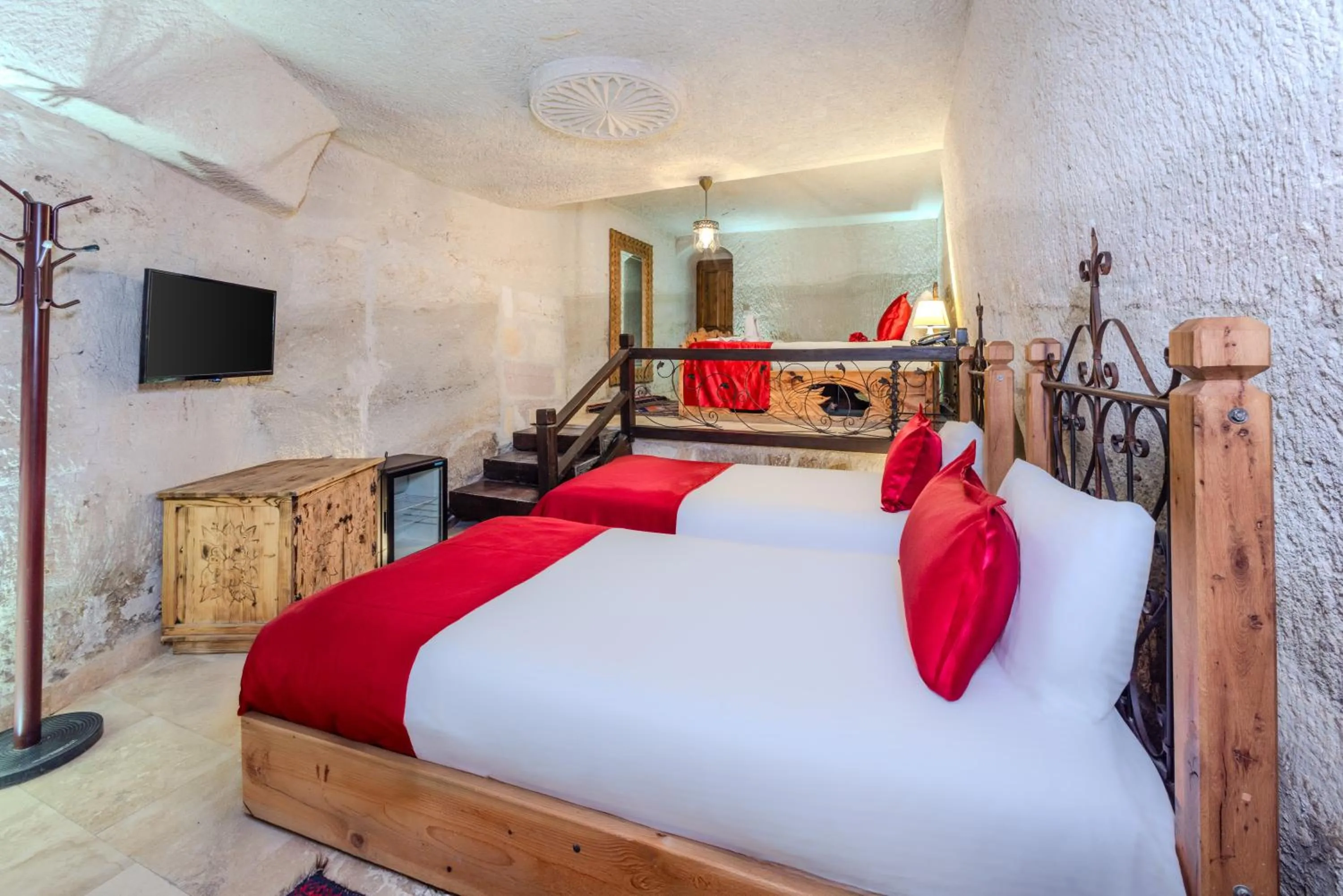 Bed in Onur Cave Cappadocia