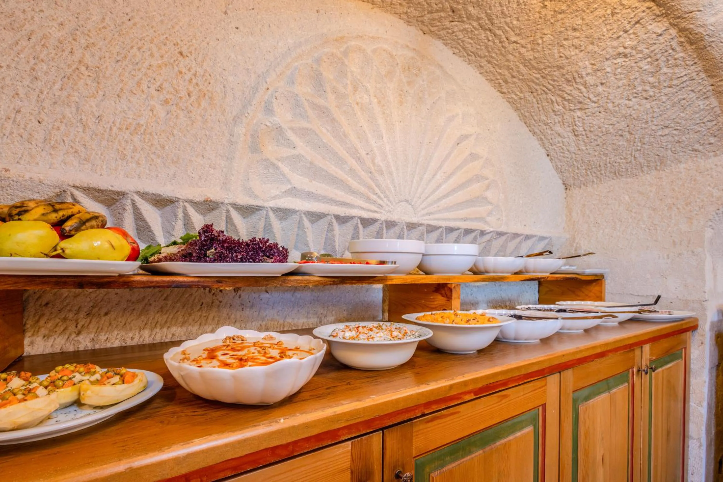 Breakfast in Onur Cave Cappadocia