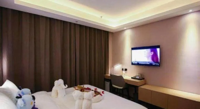 Bed in Lavande Hotel Beijing Daxing Airport Qingyuan Road Metro Station Joy City
