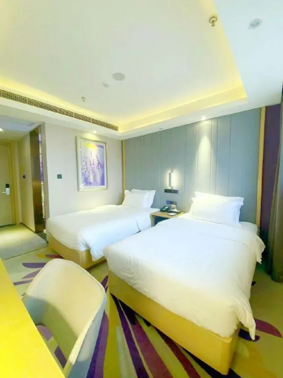 Bed in Lavande Hotel Beijing Daxing Airport Qingyuan Road Metro Station Joy City