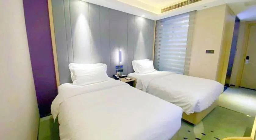Bed in Lavande Hotel Beijing Daxing Airport Qingyuan Road Metro Station Joy City