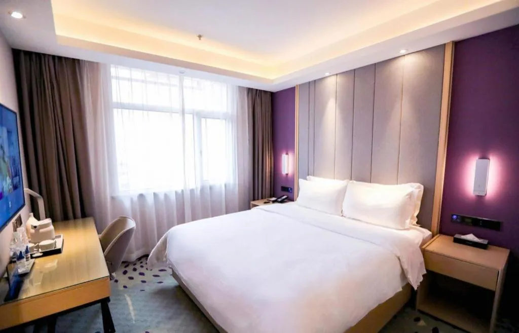 Bed in Lavande Hotel Beijing Daxing Airport Qingyuan Road Metro Station Joy City