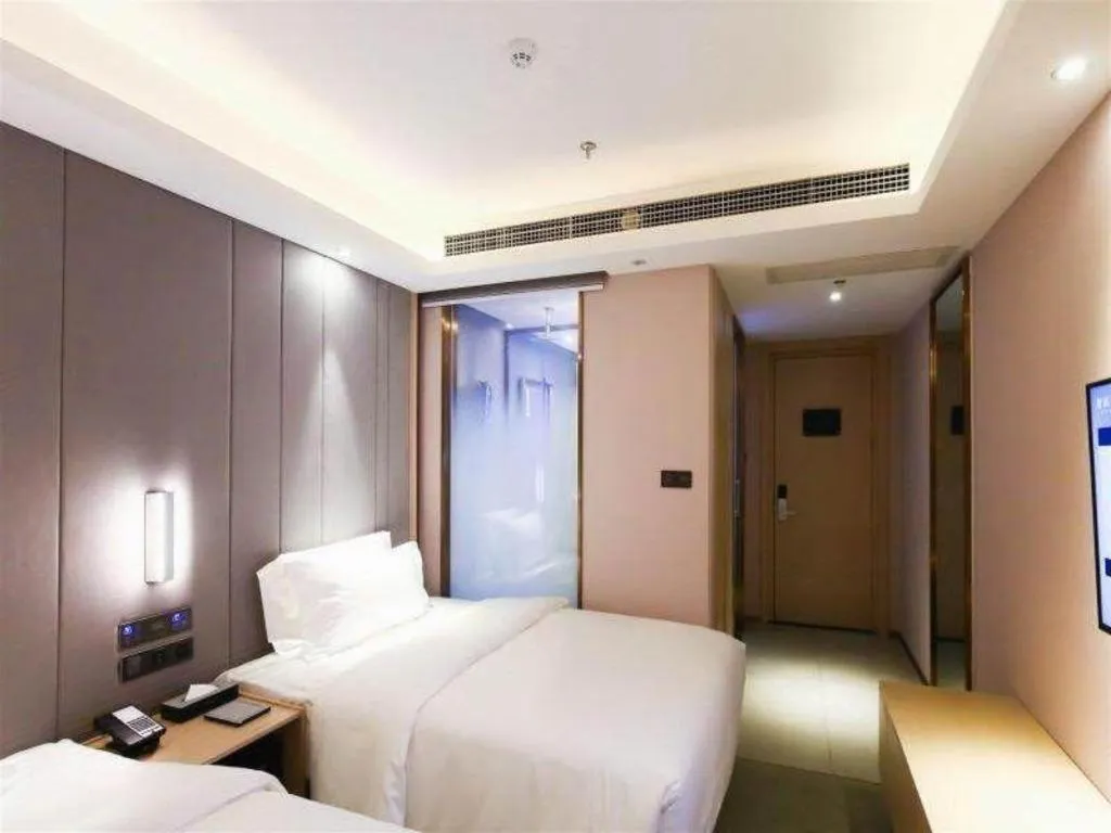 Bed in Lavande Hotel Beijing Daxing Airport Qingyuan Road Metro Station Joy City