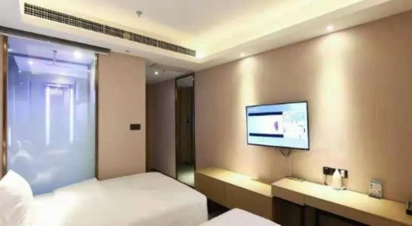 Bed in Lavande Hotel Beijing Daxing Airport Qingyuan Road Metro Station Joy City