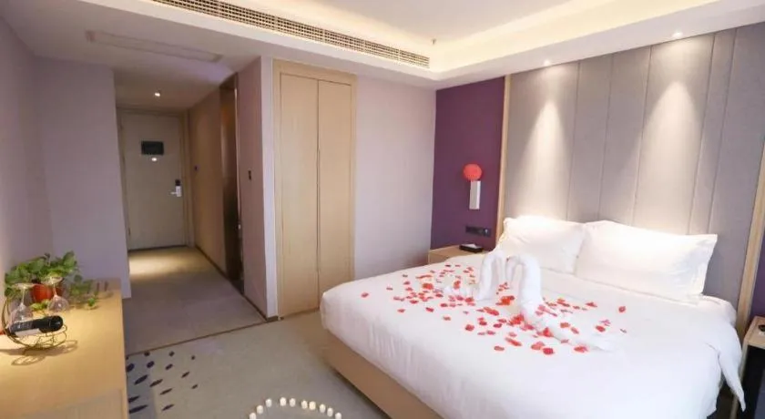 Bed in Lavande Hotel Beijing Daxing Airport Qingyuan Road Metro Station Joy City