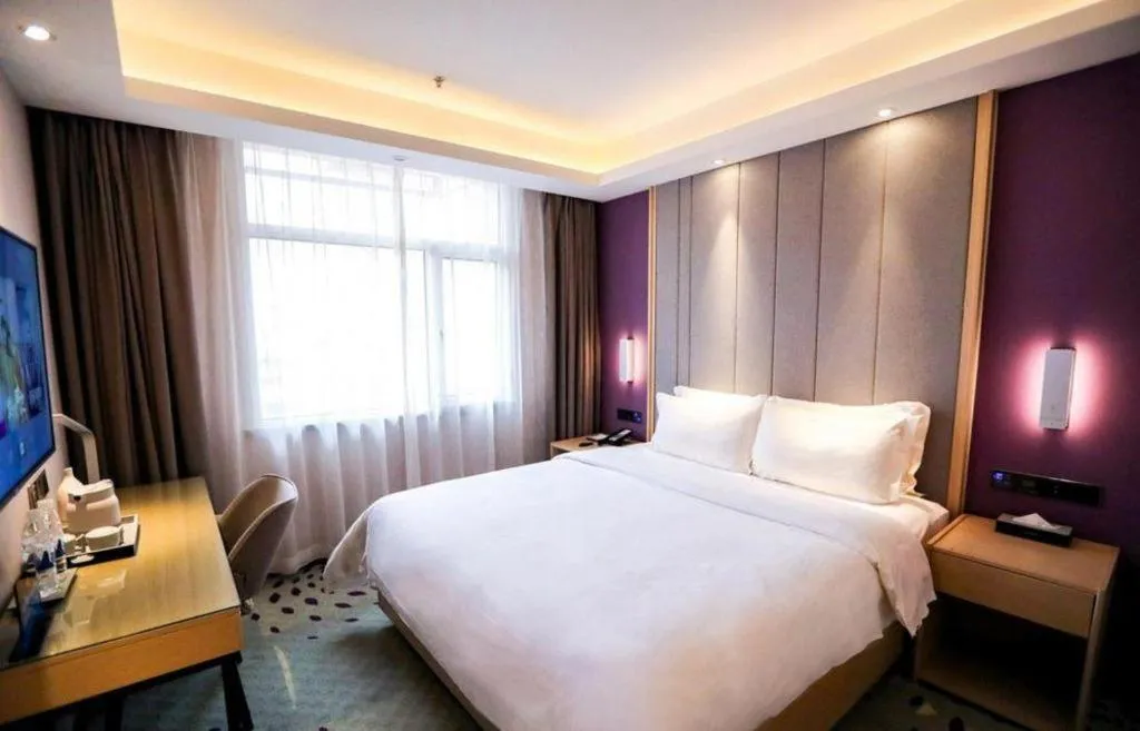 Bed in Lavande Hotel Beijing Daxing Airport Qingyuan Road Metro Station Joy City