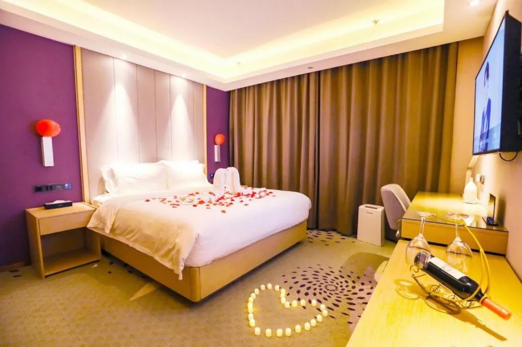 Bed in Lavande Hotel Beijing Daxing Airport Qingyuan Road Metro Station Joy City