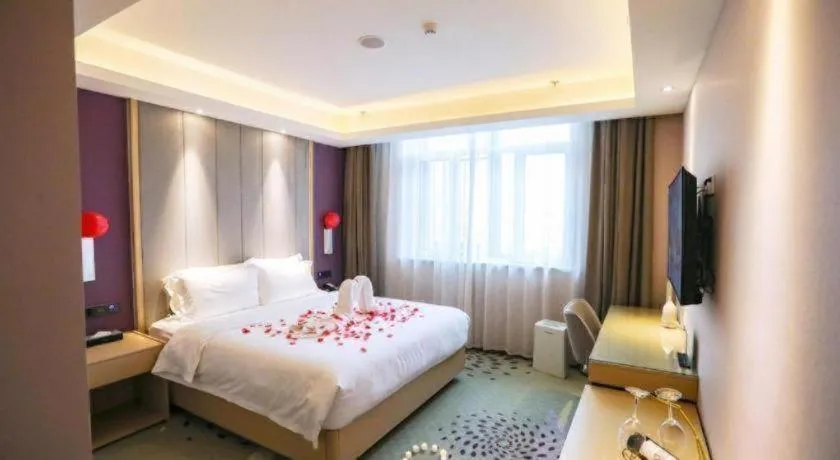 Bed in Lavande Hotel Beijing Daxing Airport Qingyuan Road Metro Station Joy City