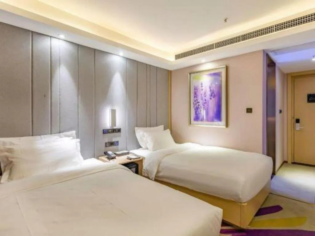 Bed in Lavande Hotel Beijing Daxing Airport Qingyuan Road Metro Station Joy City