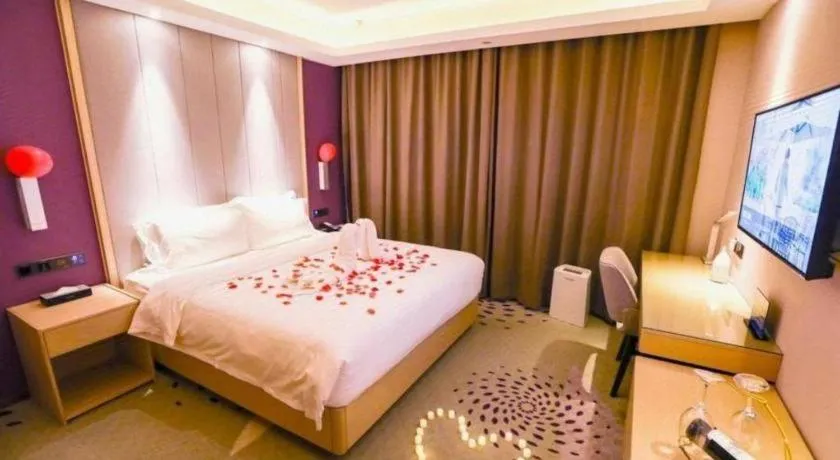 Bed in Lavande Hotel Beijing Daxing Airport Qingyuan Road Metro Station Joy City