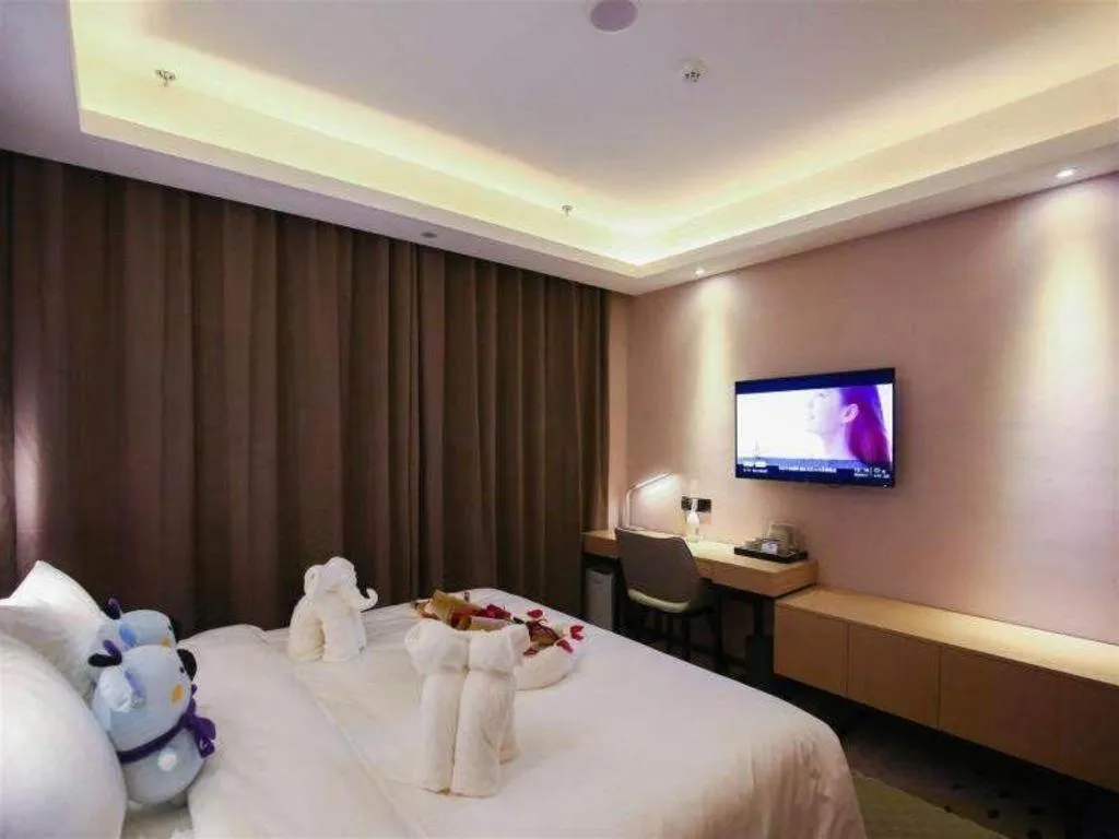 Bed in Lavande Hotel Beijing Daxing Airport Qingyuan Road Metro Station Joy City
