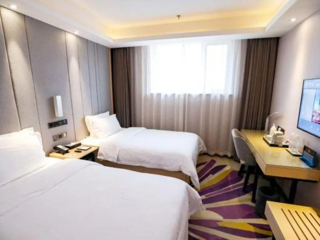 Bed in Lavande Hotel Beijing Daxing Airport Qingyuan Road Metro Station Joy City