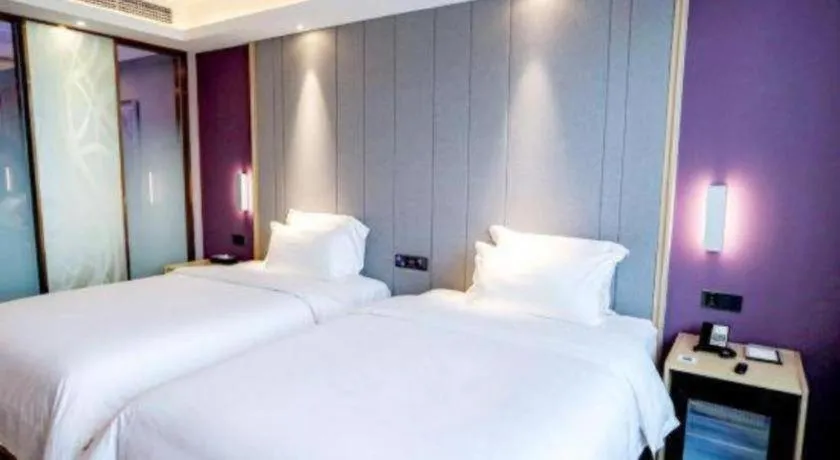 Bed in Lavande Hotel Beijing Daxing Airport Qingyuan Road Metro Station Joy City