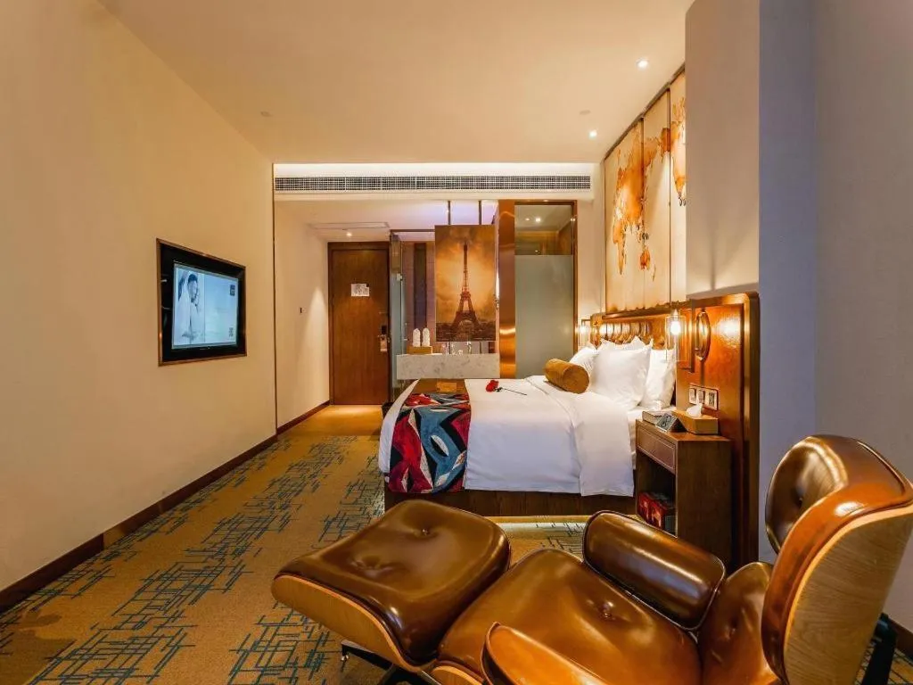 Bed in James Joyce Coffetel Chengdou Wuqing Wanda Plaza