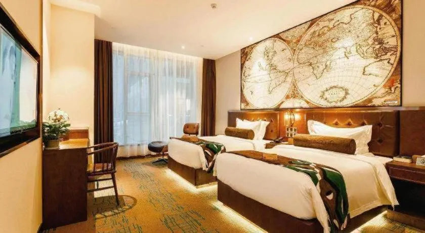 Bed in James Joyce Coffetel Chengdou Wuqing Wanda Plaza