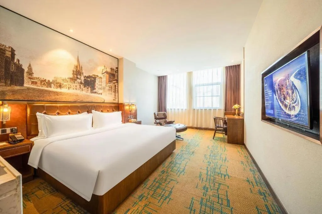 Bed in James Joyce Coffetel Chengdou Wuqing Wanda Plaza