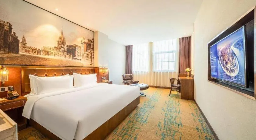 Bed in James Joyce Coffetel Chengdou Wuqing Wanda Plaza