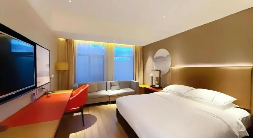 Bed in Echeng Hotel Guiyang Exhibition Center Financial City