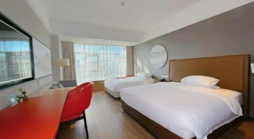 Bed in Echeng Hotel Guiyang Exhibition Center Financial City