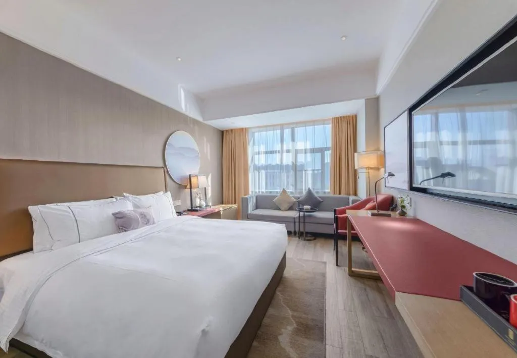 Bed in Echeng Hotel Guiyang Exhibition Center Financial City