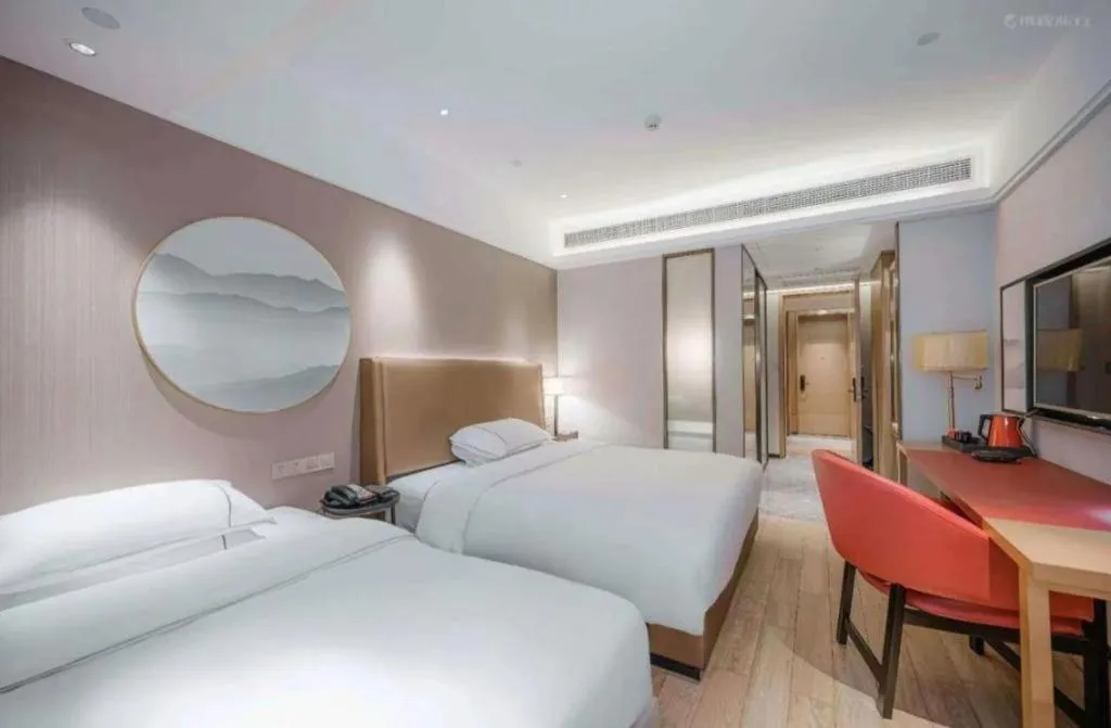 Bed in Echeng Hotel Guiyang Exhibition Center Financial City