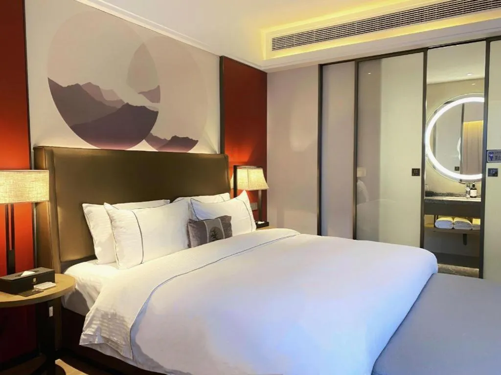 Bed in Echeng Hotel Guiyang Exhibition Center Financial City