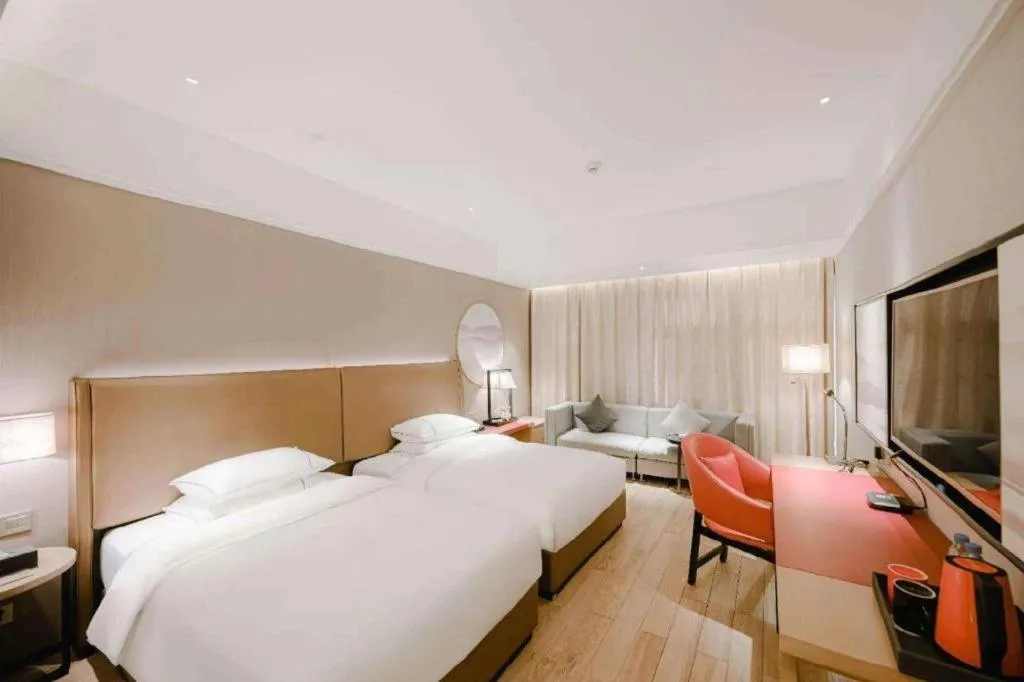 Bed in Echeng Hotel Guiyang Exhibition Center Financial City