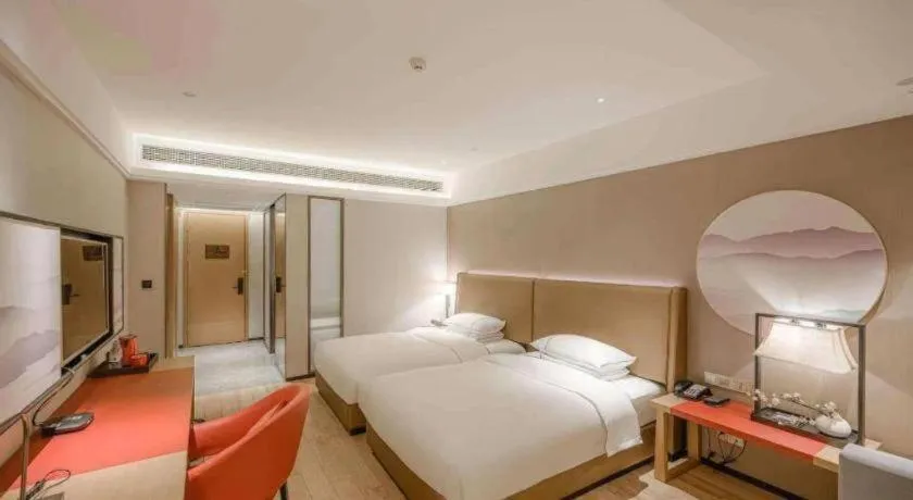 Bed in Echeng Hotel Guiyang Exhibition Center Financial City