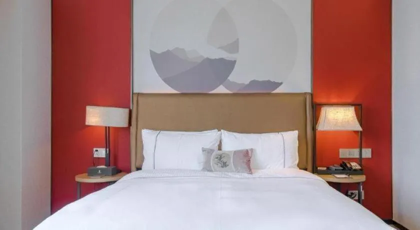 Bed in Echeng Hotel Guiyang Exhibition Center Financial City