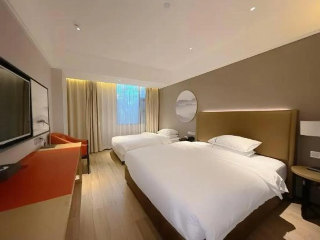 Bed in Echeng Hotel Guiyang Exhibition Center Financial City