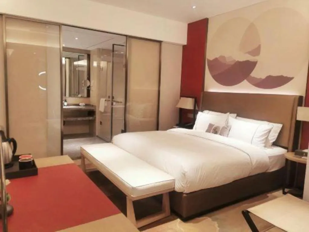 Bed in Echeng Hotel Guiyang Exhibition Center Financial City