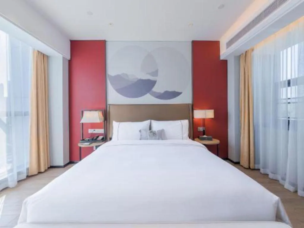 Bed in Echeng Hotel Guiyang Exhibition Center Financial City
