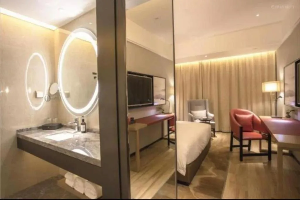 Bed in Echeng Hotel Guiyang Exhibition Center Financial City