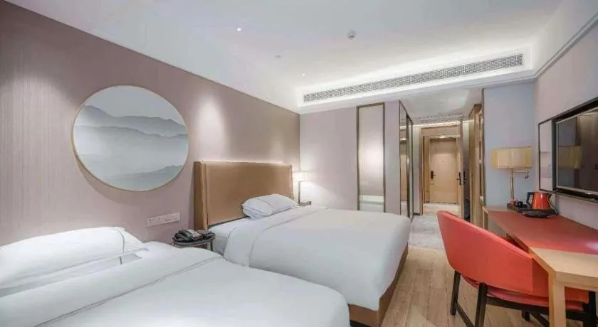 Bed in Echeng Hotel Guiyang Exhibition Center Financial City