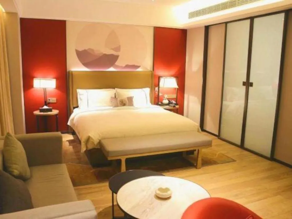 Bed in Echeng Hotel Guiyang Exhibition Center Financial City