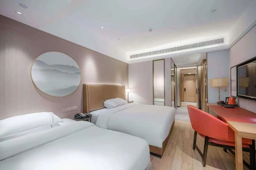 Bed in Echeng Hotel Guiyang Exhibition Center Financial City