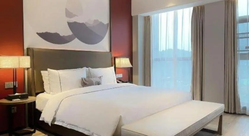 Bed in Echeng Hotel Guiyang Exhibition Center Financial City