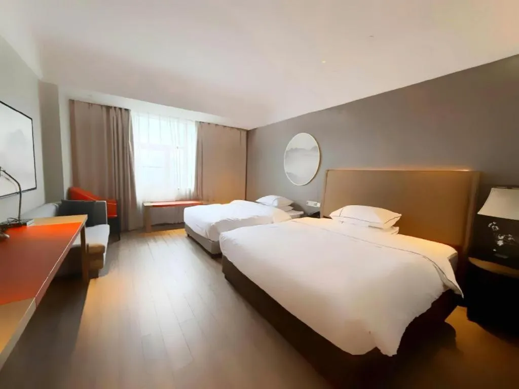 Bed in Echeng Hotel Guiyang Exhibition Center Financial City